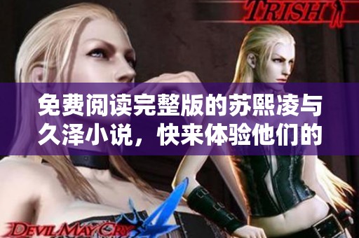 免费阅读完整版的苏熙凌与久泽小说，快来体验他们的故事吧