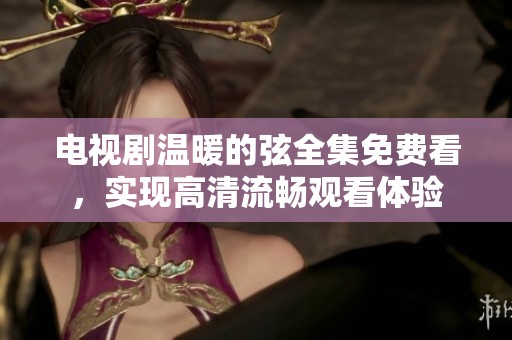 电视剧温暖的弦全集免费看，实现高清流畅观看体验