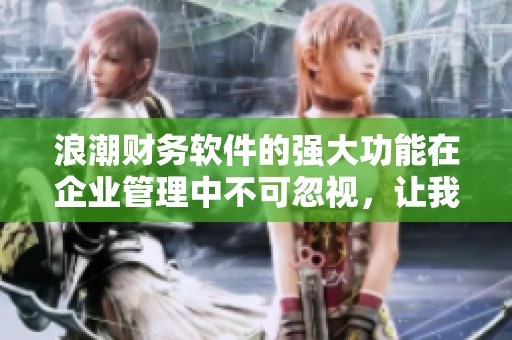浪潮财务软件的强大功能在企业管理中不可忽视，让我们一起探索它的魅力。