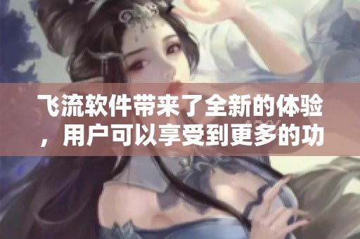 飞流软件带来了全新的体验，用户可以享受到更多的功能与服务。