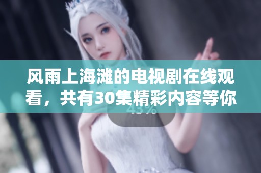 风雨上海滩的电视剧在线观看，共有30集精彩内容等你来欣赏