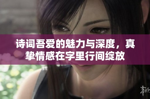 诗词吾爱的魅力与深度，真挚情感在字里行间绽放