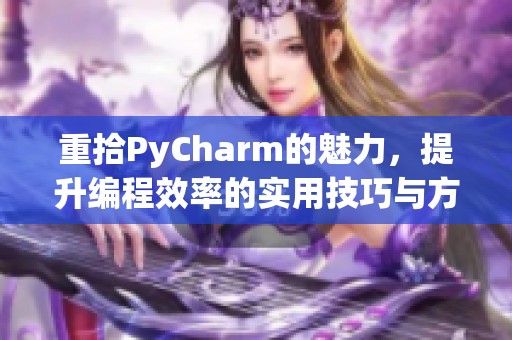 重拾PyCharm的魅力，提升编程效率的实用技巧与方法分享