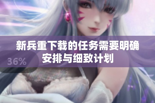 新兵重下载的任务需要明确安排与细致计划