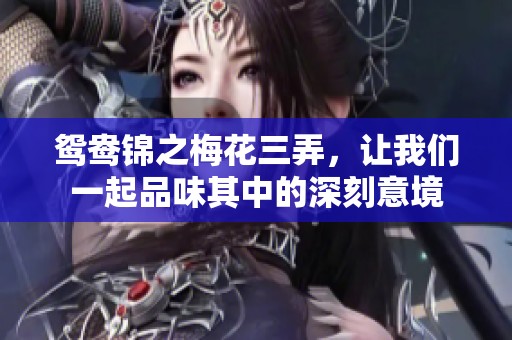 鸳鸯锦之梅花三弄，让我们一起品味其中的深刻意境