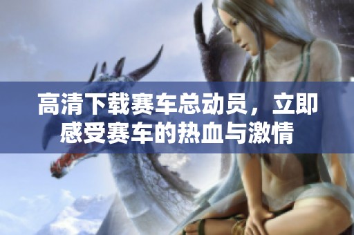 高清下载赛车总动员，立即感受赛车的热血与激情