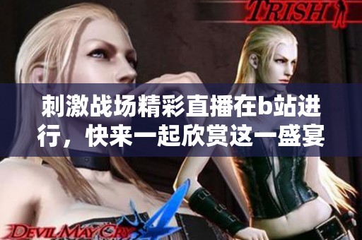 刺激战场精彩直播在b站进行，快来一起欣赏这一盛宴吧！