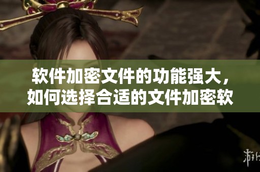 软件加密文件的功能强大，如何选择合适的文件加密软件呢