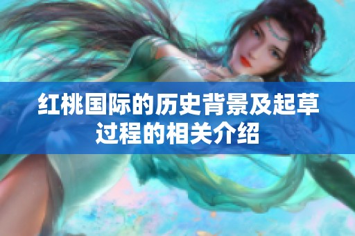 红桃国际的历史背景及起草过程的相关介绍