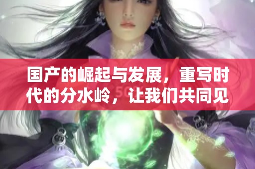 国产的崛起与发展，重写时代的分水岭，让我们共同见证国产的力量