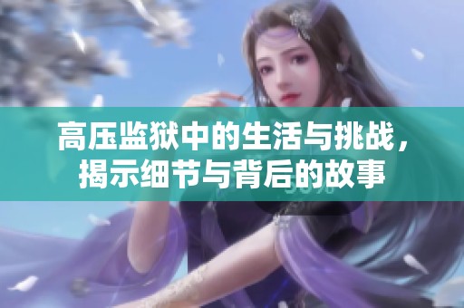 高压监狱中的生活与挑战，揭示细节与背后的故事