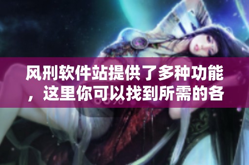 风刑软件站提供了多种功能，这里你可以找到所需的各种软件资源