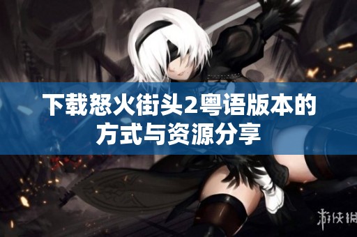 下载怒火街头2粤语版本的方式与资源分享