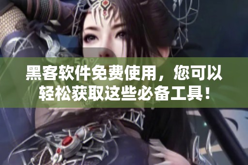 黑客软件免费使用，您可以轻松获取这些必备工具！