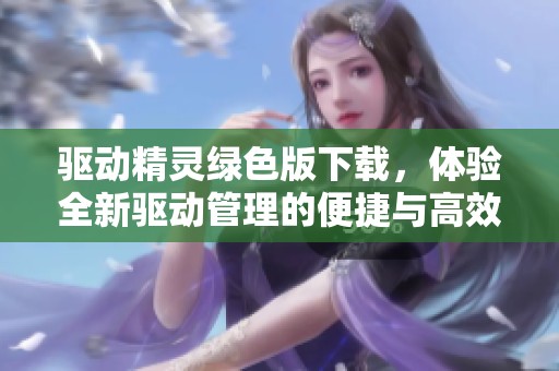 驱动精灵绿色版下载，体验全新驱动管理的便捷与高效