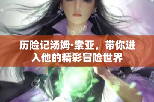 历险记汤姆·索亚，带你进入他的精彩冒险世界