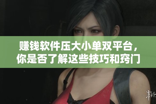 赚钱软件压大小单双平台，你是否了解这些技巧和窍门？