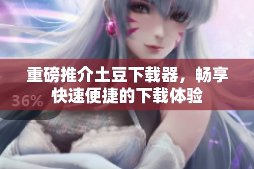 重磅推介土豆下载器，畅享快速便捷的下载体验