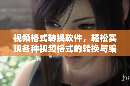 视频格式转换软件，轻松实现各种视频格式的转换与编辑功能