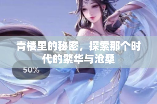 青楼里的秘密，探索那个时代的繁华与沧桑