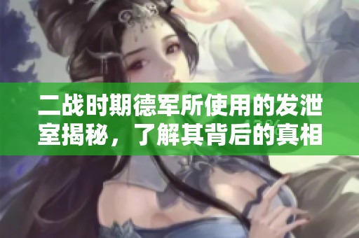 二战时期德军所使用的发泄室揭秘，了解其背后的真相与影响