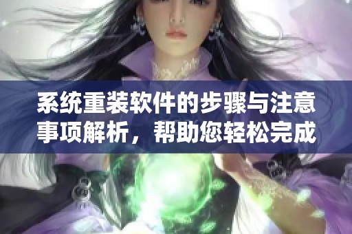 系统重装软件的步骤与注意事项解析，帮助您轻松完成系统重装