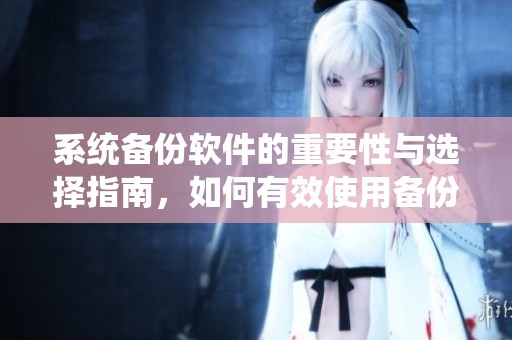 系统备份软件的重要性与选择指南，如何有效使用备份软件保护数据