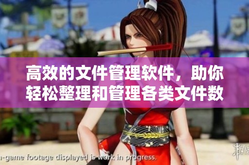 高效的文件管理软件，助你轻松整理和管理各类文件数据