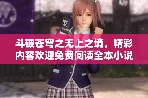 斗破苍穹之无上之境，精彩内容欢迎免费阅读全本小说！