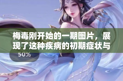 梅毒刚开始的一期图片，展现了这种疾病的初期症状与特征
