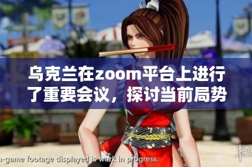 乌克兰在zoom平台上进行了重要会议，探讨当前局势和未来方向