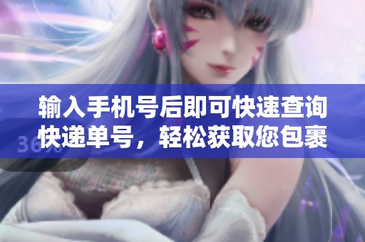 输入手机号后即可快速查询快递单号，轻松获取您包裹的信息