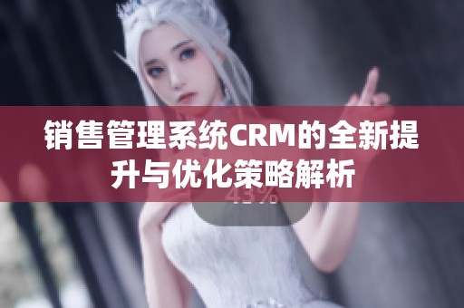 销售管理系统CRM的全新提升与优化策略解析