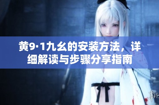 黄9·1九幺的安装方法，详细解读与步骤分享指南