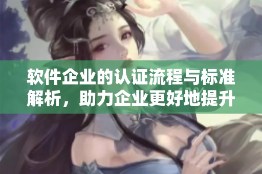软件企业的认证流程与标准解析，助力企业更好地提升竞争力