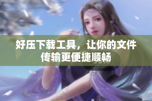 好压下载工具，让你的文件传输更便捷顺畅