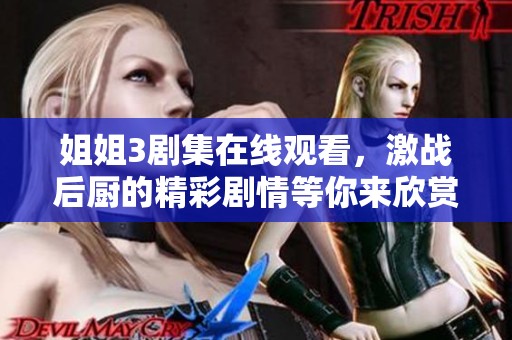 姐姐3剧集在线观看，激战后厨的精彩剧情等你来欣赏