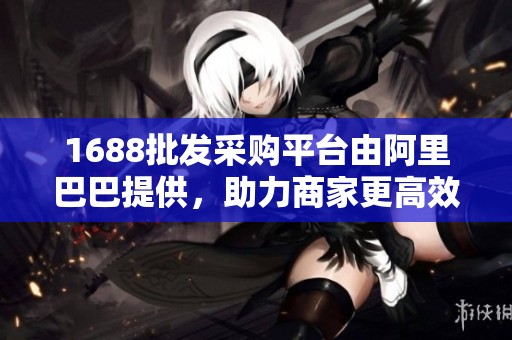1688批发采购平台由阿里巴巴提供，助力商家更高效地进行企业交易
