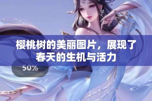 樱桃树的美丽图片，展现了春天的生机与活力