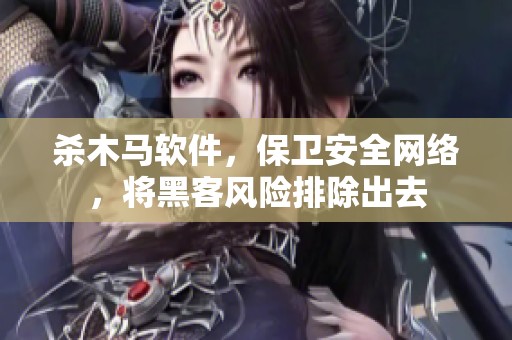 杀木马软件，保卫安全网络，将黑客风险排除出去