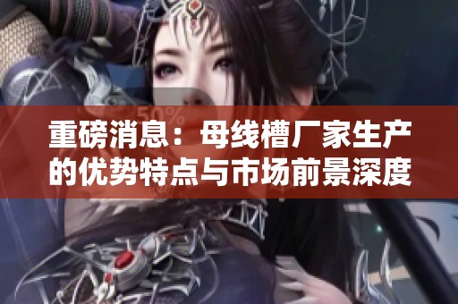 重磅消息：母线槽厂家生产的优势特点与市场前景深度解析