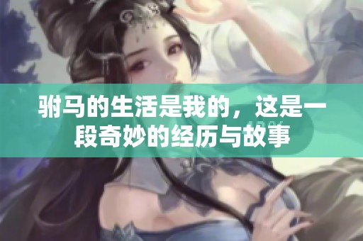 驸马的生活是我的，这是一段奇妙的经历与故事