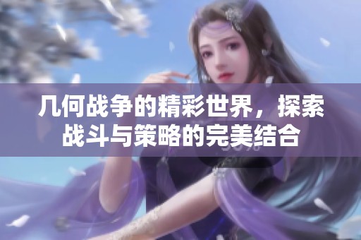 几何战争的精彩世界，探索战斗与策略的完美结合