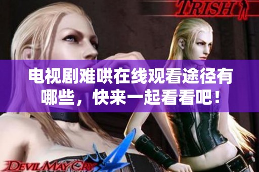 电视剧难哄在线观看途径有哪些，快来一起看看吧！