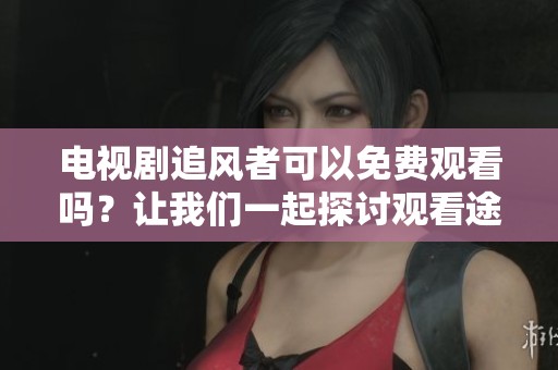 电视剧追风者可以免费观看吗？让我们一起探讨观看途径吧！