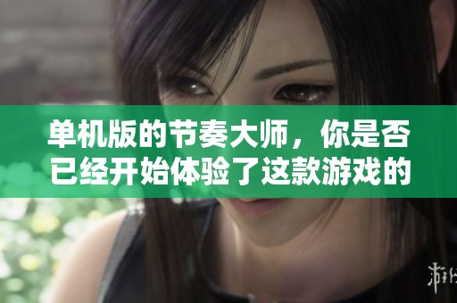 单机版的节奏大师，你是否已经开始体验了这款游戏的乐趣呢