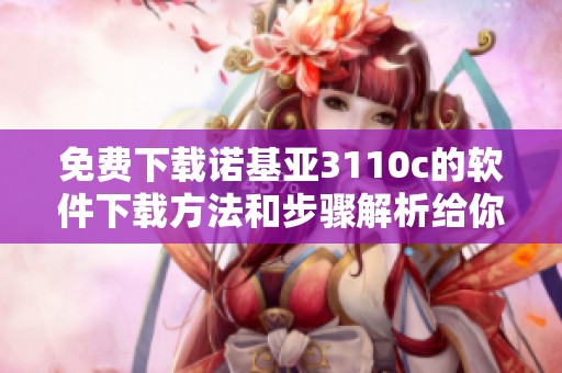 免费下载诺基亚3110c的软件下载方法和步骤解析给你详解