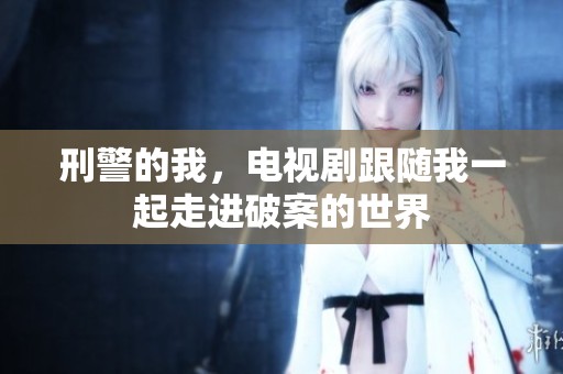 刑警的我，电视剧跟随我一起走进破案的世界