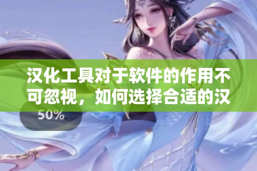 汉化工具对于软件的作用不可忽视，如何选择合适的汉化工具进行软件汉化呢