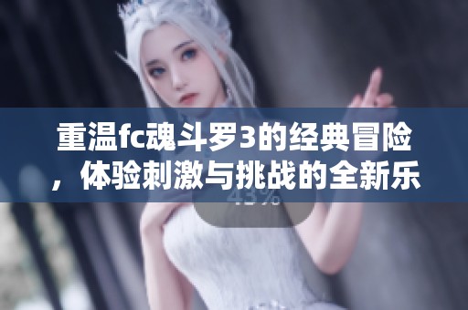 重温fc魂斗罗3的经典冒险，体验刺激与挑战的全新乐趣
